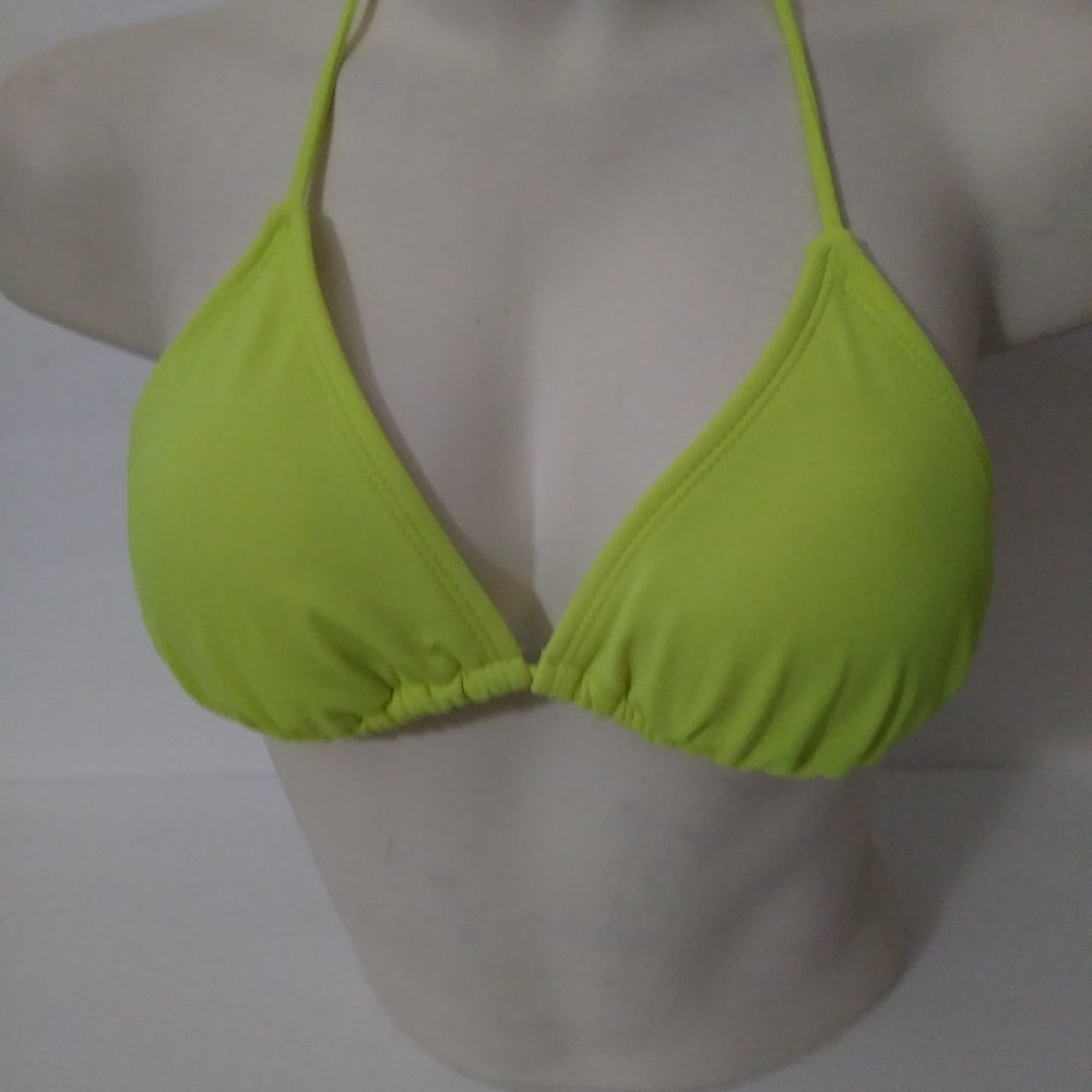 Op Green Halter Bikini Top